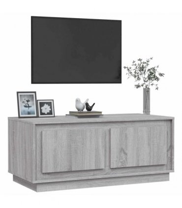 vidaXL Coffee Table Grey Sonoma 102x50x44 cm Engineered Wood