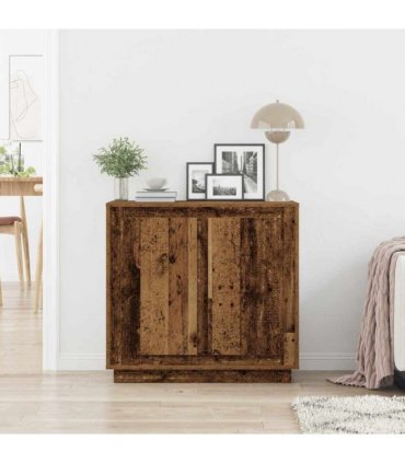 vidaXL Sideboard Old Wood 80 x 40 x 75 cm Engineered Wood — V0672038915