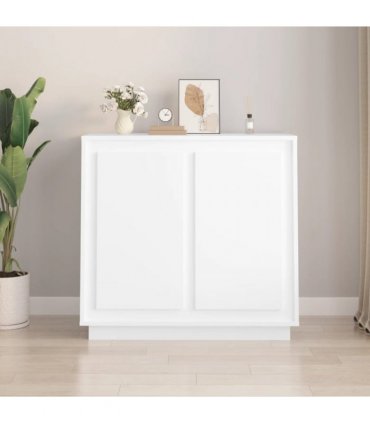 vidaXL Sideboard White 80x34x75 cm Engineered Wood