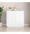 vidaXL Sideboard White 80x34x75 cm Engineered Wood