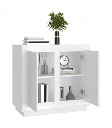 vidaXL Sideboard White 80x34x75 cm Engineered Wood