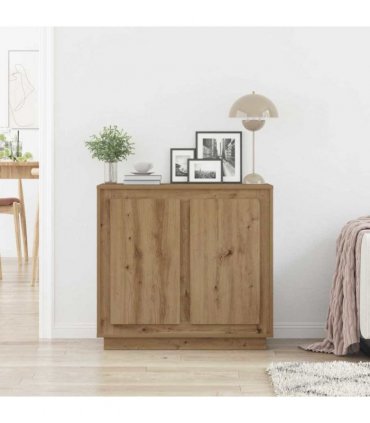 vidaXL Sideboard Artisan Oak 80 x 40 x 75 cm Engineered Wood — V0672038918