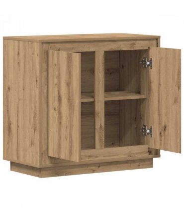 vidaXL Sideboard Artisan Oak 80 x 40 x 75 cm Engineered Wood — V0672038918