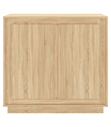 vidaXL Sideboard Sonoma Oak 80x34x75 cm Engineered Wood