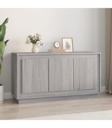 vidaXL Sideboard Grey Sonoma 102x35x55 cm Engineered Wood