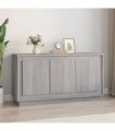 vidaXL Sideboard Grey Sonoma 102x35x55 cm Engineered Wood