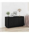 vidaXL Sideboard Black Oak 102 x 35 x 55 cm Engineered Wood