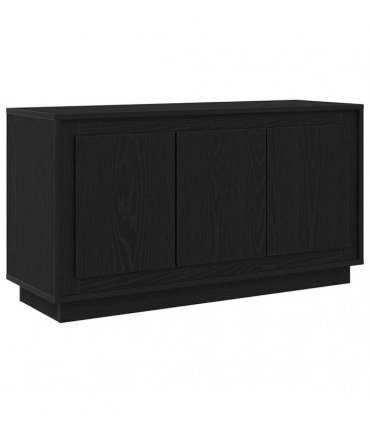 vidaXL Sideboard Black Oak 102 x 35 x 55 cm Engineered Wood