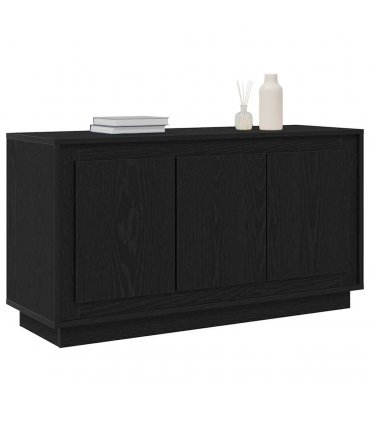 vidaXL Sideboard Black Oak 102 x 35 x 55 cm Engineered Wood