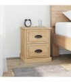 vidaXL Bedside Cabinet Sonoma Oak 39x39x47.5 cm Engineered Wood
