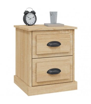 vidaXL Bedside Cabinet Sonoma Oak 39x39x47.5 cm Engineered Wood