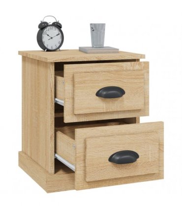 vidaXL Bedside Cabinet Sonoma Oak 39x39x47.5 cm Engineered Wood