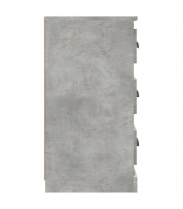 vidaXL Sideboard | Concrete Grey | Engineered wood | 70 cm x 35.5 cm x 67.5 cm