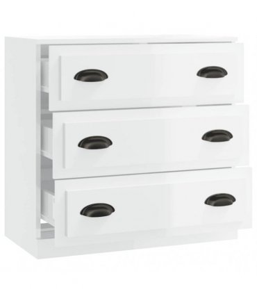 vidaXL Sideboard | High gloss white | Engineered wood | Small | Sideboard