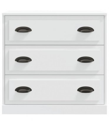 vidaXL Sideboard | White | Engineered wood, metal | Small | Sideboard