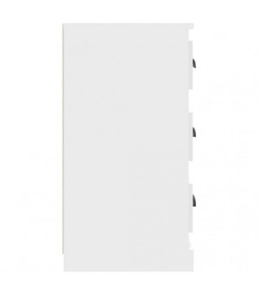 vidaXL Sideboard | White | Engineered wood, metal | Small | Sideboard