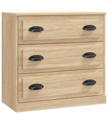 vidaXL Sideboard Sonoma Oak 70x35.5x67.5 cm Engineered Wood — V0672039024