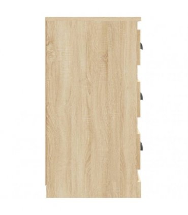 vidaXL Sideboard Sonoma Oak 70x35.5x67.5 cm Engineered Wood — V0672039024