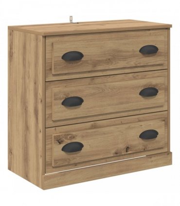 vidaXL Sideboard Artisan Oak 70 x 35.5 x 67.5 cm Engineered Wood