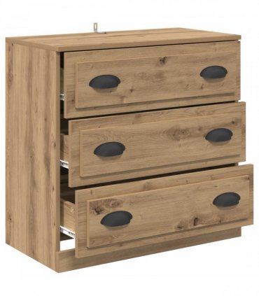 vidaXL Sideboard Artisan Oak 70 x 35.5 x 67.5 cm Engineered Wood