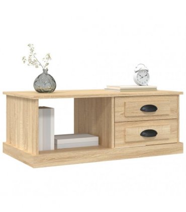 vidaXL Coffee Table Sonoma Oak 90x50x35 cm Engineered Wood