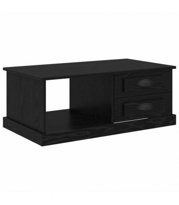 vidaXL Coffee Table Black Oak 90 x 50 x 35 cm Engineered Wood — V0672039034