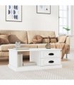 vidaXL Coffee Table White 90x50x35 cm Engineered Wood