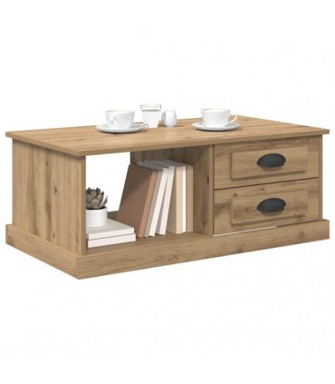vidaXL Coffee Table Artisan Oak 90 x 50 x 35 cm Engineered Wood — V0672039042