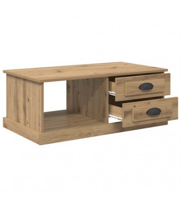 vidaXL Coffee Table Artisan Oak 90 x 50 x 35 cm Engineered Wood — V0672039042