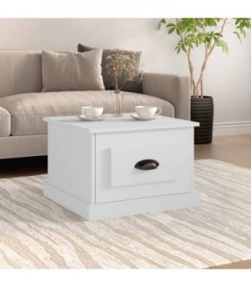 vidaXL Coffee Table White 50x50x35 cm Engineered Wood