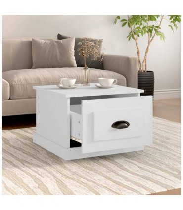 vidaXL Coffee Table White 50x50x35 cm Engineered Wood