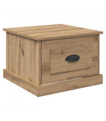 vidaXL Coffee Table Artisan Oak 50 x 50 x 35 cm Engineered Wood — V0672039045