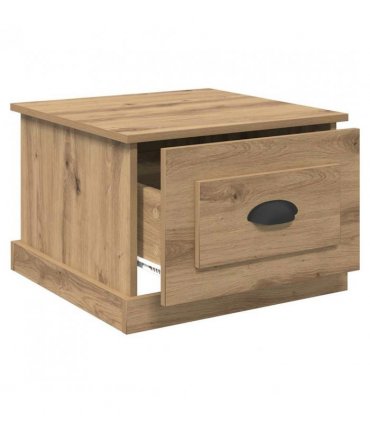 vidaXL Coffee Table Artisan Oak 50 x 50 x 35 cm Engineered Wood — V0672039045