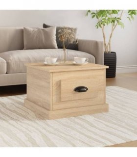 vidaXL Coffee Table Sonoma Oak 50x50x35 cm Engineered Wood