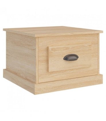 vidaXL Coffee Table Sonoma Oak 50x50x35 cm Engineered Wood