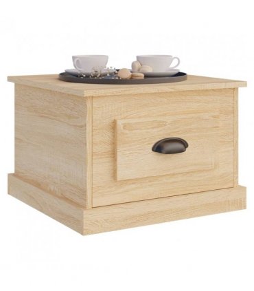 vidaXL Coffee Table Sonoma Oak 50x50x35 cm Engineered Wood