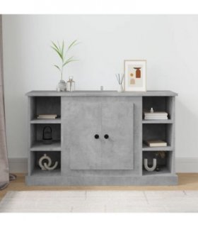 vidaXL Sideboard Concrete Grey 100x35.5x60 cm Engineered Wood