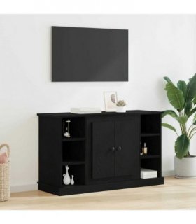 vidaXL Sideboard Black Oak 100 x 35.5 x 60 cm Engineered Wood