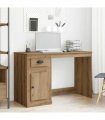vidaXL Desk with Drawer Artisan Oak 50 x 115 x 75 cm Engineered Wood