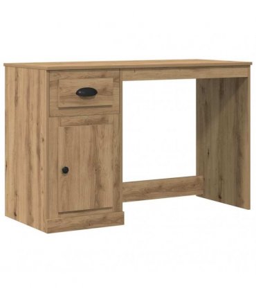 vidaXL Desk with Drawer Artisan Oak 50 x 115 x 75 cm Engineered Wood