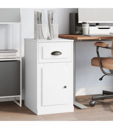 vidaXL Side Cabinet with Drawer White 40x50x75 cm Engineered Wood
