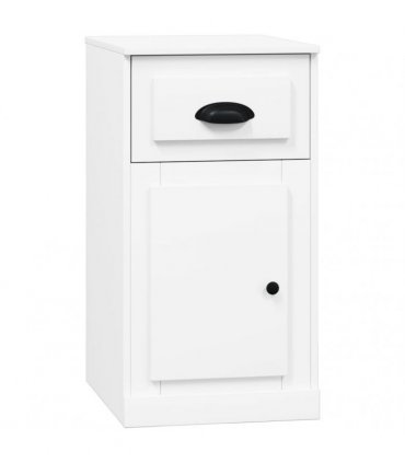 vidaXL Side Cabinet with Drawer White 40x50x75 cm Engineered Wood
