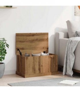 vidaXL Storage Box Artisan Oak 70x40x38 cm Engineered Wood