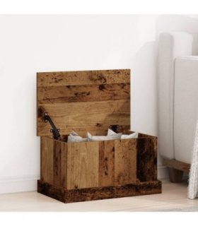 vidaXL Storage Box Old Wood 30x50x28 cm Engineered Wood