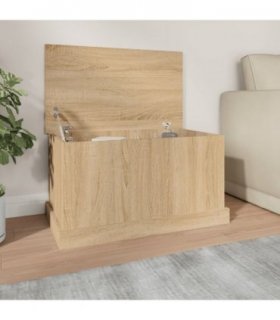 vidaXL Storage Box Sonoma Oak 70x40x38 cm Engineered Wood