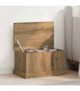 vidaXL Storage Box Artisan Oak 30x50x28 cm Engineered Wood