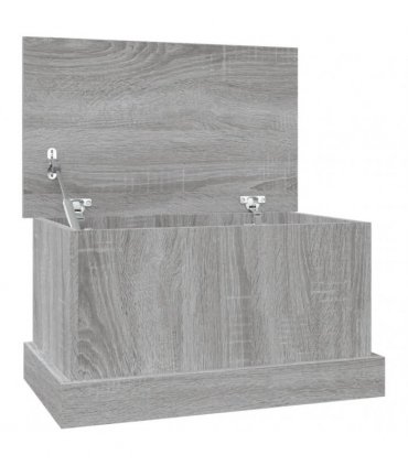 vidaXL Storage Box Grey Sonoma 50x30x28 cm Engineered Wood