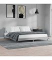 vidaXL Bed Frame without Mattress Grey Sonoma 120x200 cm Engineered Wood — Size: 120 x 200 cm