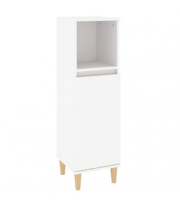 vidaXL Bathroom Cabinet White 30x30x100 cm Engineered Wood