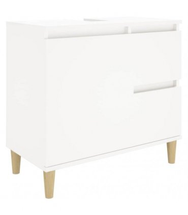 vidaXL Bathroom Cabinet | White | Engineered wood | Medium | Bathroom Cabinet